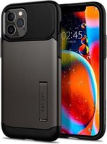 Spigen Slim Armor Apple iPhone 12 / 12 Pro Hoesje - Gunmetal