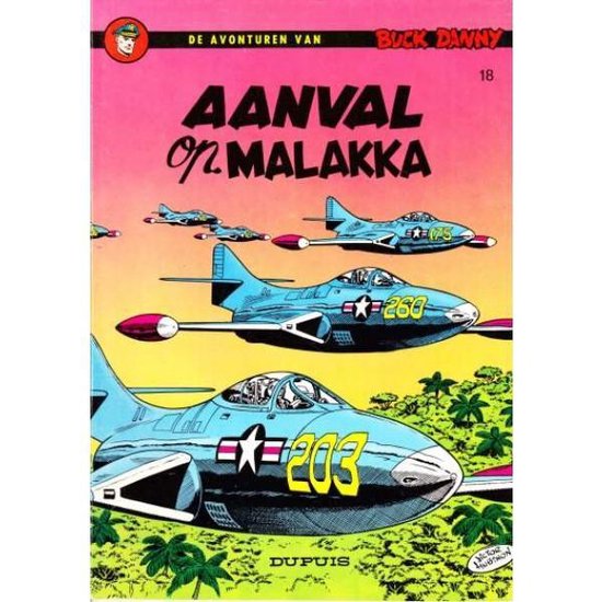 Cover van het boek 'Buck Danny / 18 Aanval op Malakka' van V. Hubinon