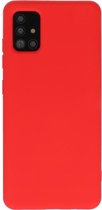 Bestcases Fashion Telefoonhoesje Backcover Samsung Galaxy A71 - Rood