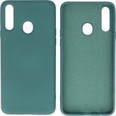 Bestcases Fashion Telefoonhoesje Backcover Samsung Galaxy A20s - Donker Groen