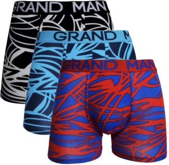 Grandman - Boxershorts 3-PACK 5003 - XXL SIZE | bol.com