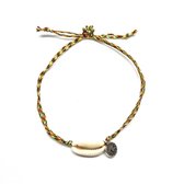 Colourful shell bracelet