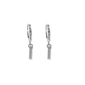 Bar earrings - Zilver