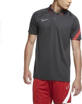 Nike Sportpolo - Maat XL  - Mannen - donker grijs,rood