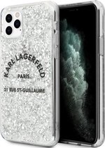 Karl Lagerfeld St-Guillaume Back Case - Geschikt voor Apple iPhone 11 Pro Max - Zilver