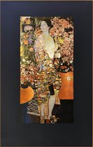 The Dancer By Klimt Metallic Print Art | Gravure | 3D Light Effect