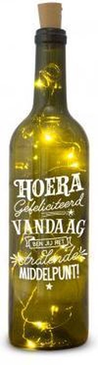Wine light - Hoera gefeliciteerd