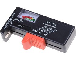 Analoge Batterijtester - Batterijtester met Accu-indicator - Batterijmeter - Accutester - Batterijen Tester