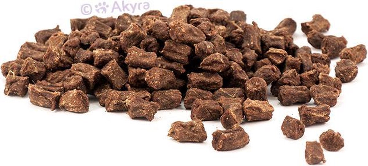 Akyra Trainingshapjes Struisvogel - beloning snoepjes voor honden - 100 gram