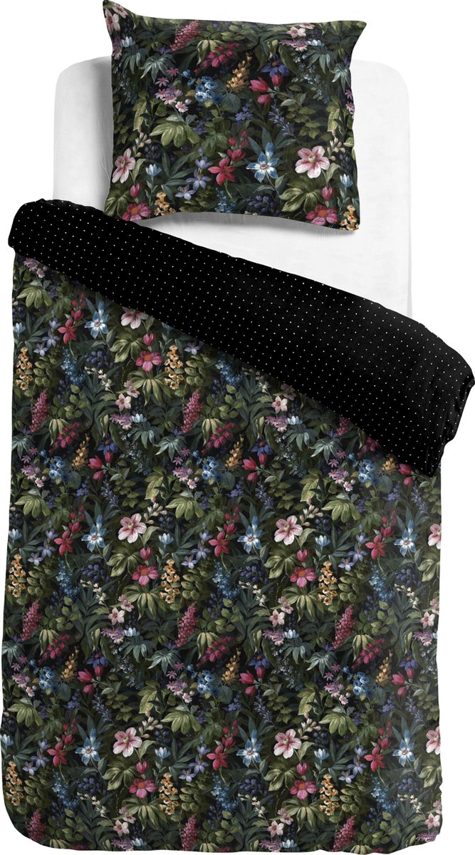 Melli Mello - Bloom on Baby - Dekbedovertrek - 140x200/220 cm - Katoensatijn - Luxe