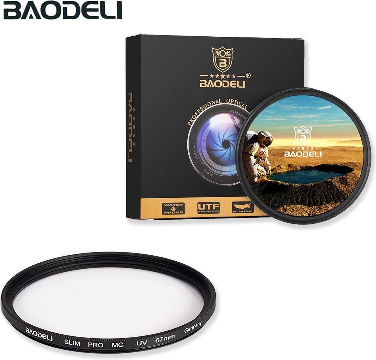 Baodeli 67mm UV filter MC slim Pro