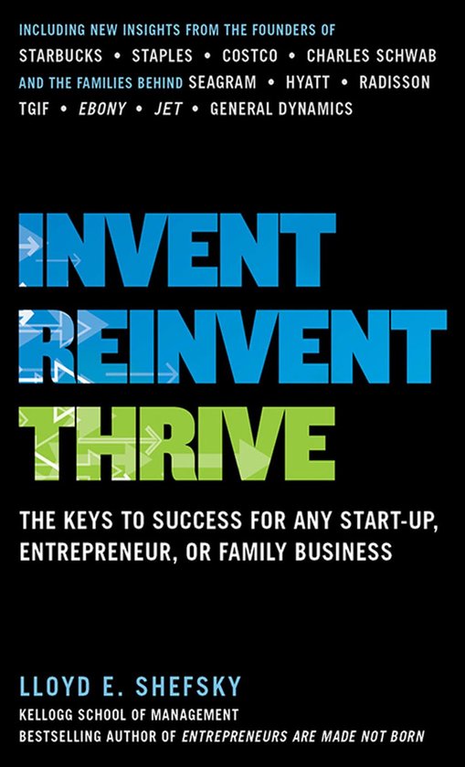 Invent, Reinvent, Thrive: The Keys to Success for Any Start- ... - cover