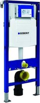 Geberit Duofix element voor hang wc H112 met Delta UP100 reservoir 12cm voor frontbediening zelfdragend