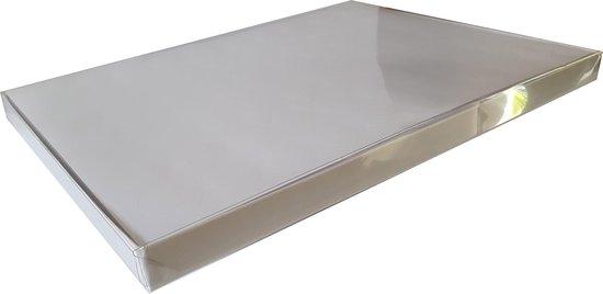 Etiquette autocollante 60x60mm papier blanc brillant