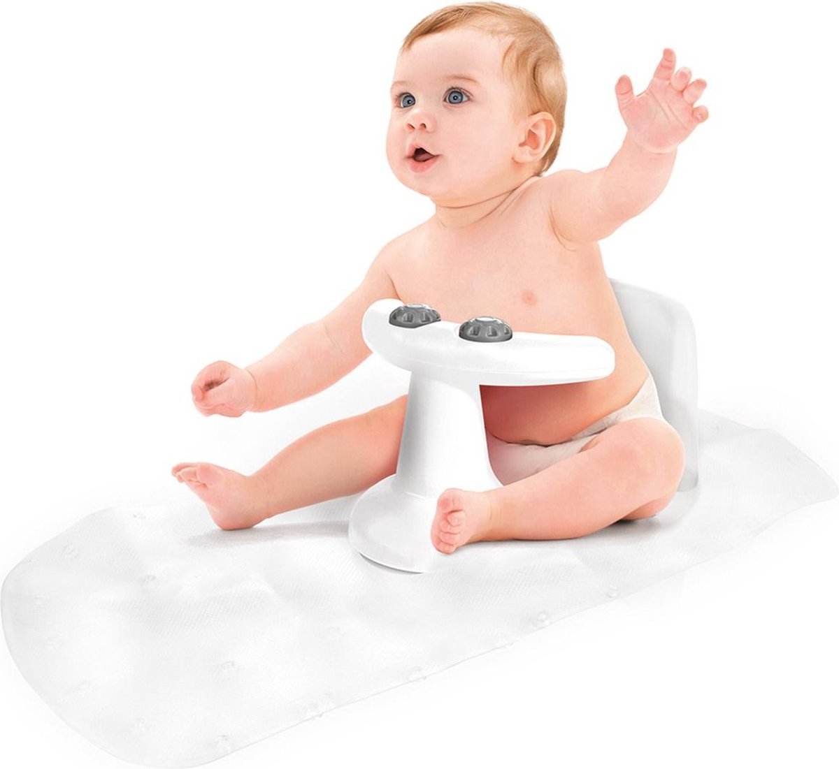 Anneau de bain - Siège de bain - tapis antidérapant - baignoire bébé - bébé  - enfant | bol.com