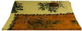 Italiaans Tafelkleed Terra/Beige met olijfmotief. rechthoekig 140 x 240 cm