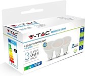 V-TAC 7271 LED-lamp Energielabel A+ (A++ - E) GU10 Stift 5 W = 35 W Koudwit (Ø x l) 57 mm x 50 mm 1 set(s)
