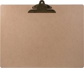 LPC  Klembord - clipboard - hout/mdf/hardboard - A3 liggend -145 mm butterfly klem vintage