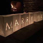 Huwelijksaanzoek Candlebags Marry Me?