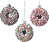 Decoris Donut Kerstfiguur - Glas