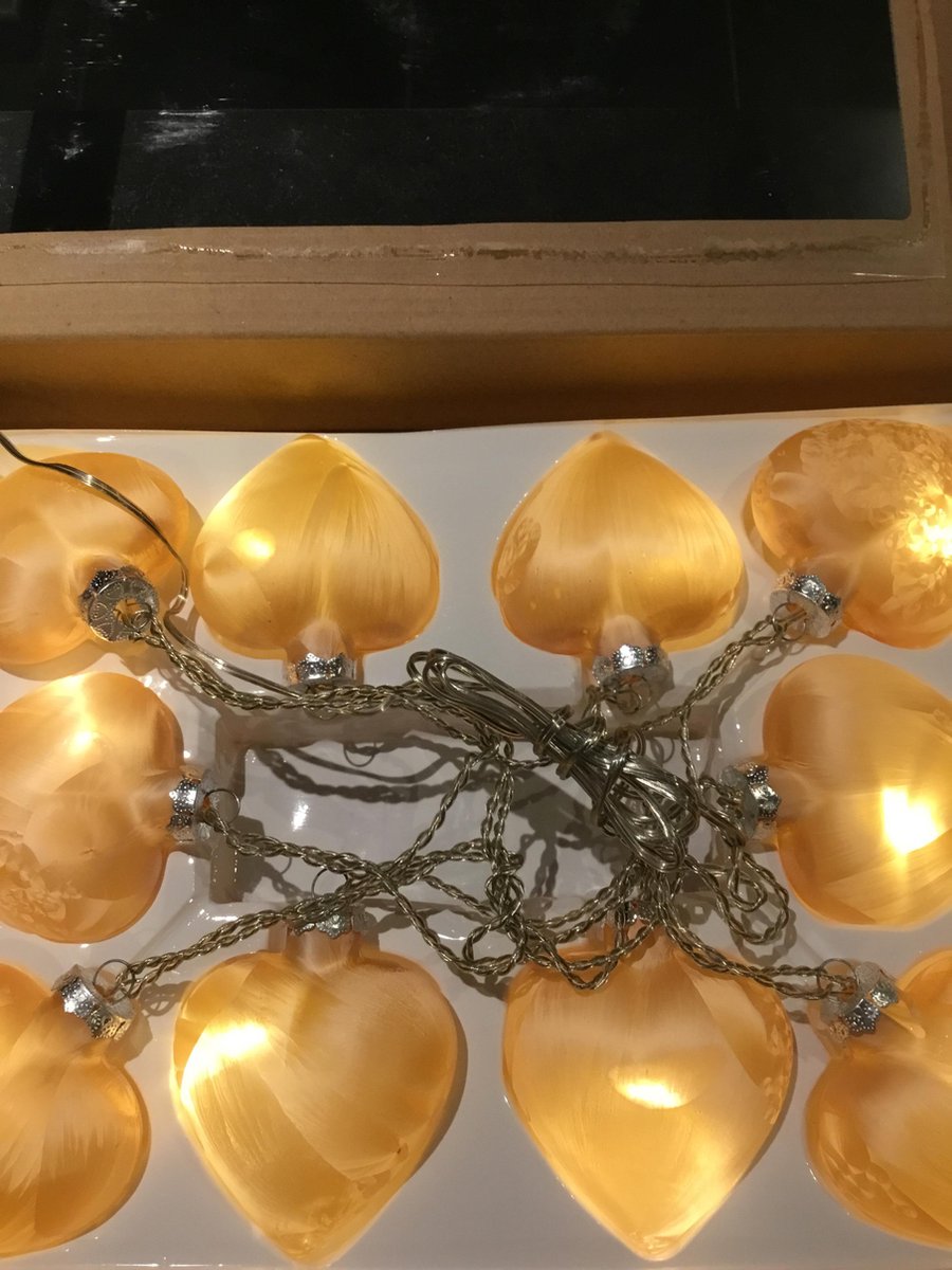 Kerstverlichting 10 stuks Beige