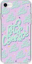 Design Backcover iPhone SE (2020) / 8 / 7 / 6(s) hoesje - Celebrate