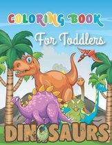 Coloring book for toddlers dinosaurs