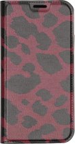 Design Softcase Booktype iPhone 11 Pro Max hoesje - Panter Rood