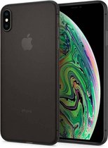 Spigen Air Skin hoesje bescherming iPhone XS Max - Zwart case dun