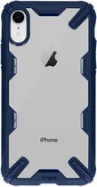 Ringke Fusion X Apple iPhone XR Hoesje Doorzichtig Blauw