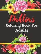 Dahlias coloring book for adults
