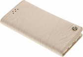 Gouden Wallet TPU booktype hoes voor de Samsung Galaxy S7