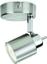 Plafondspot / Wandspot PHILIPS Essentials Meranti, Matt Chrome, Excl. lichtbron