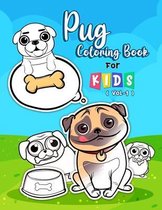 Pug Coloring Book For Kids ( voL-1 )