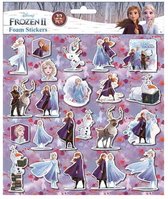 Disney Foamstickers Frozen 24 X 20,5 Cm 22-delig Paars