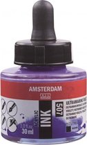 Amsterdam Acrylic Inkt Fles 30 ml Ultramarijnviolet 507