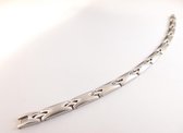 Pronkjuweel Titanium armband 7194 lengte armband 21 cm