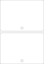 Laserprint A5 | Labels 1 per vel | 210 x 148,5 mm | 500 vel per doos - Geschikt voor elke laserprinter