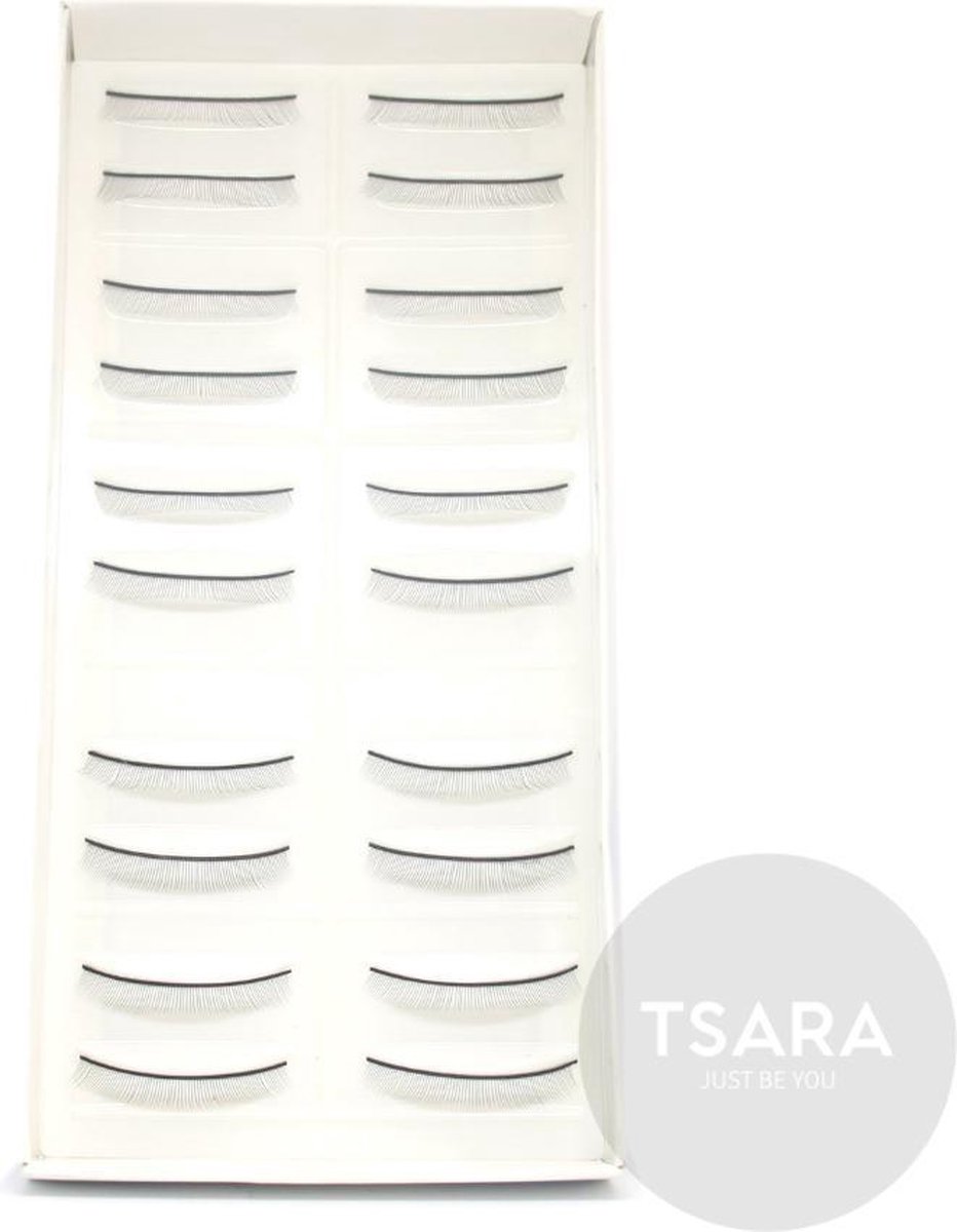 Goedkoopste TSARA Oefen Wimpers - oefenstrips - wimperextensions - training - nep wimpers