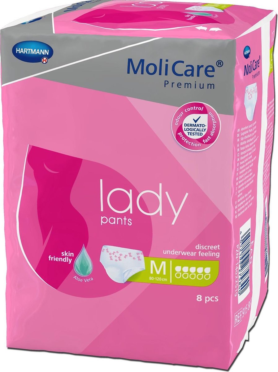 Goedkoopste Hartmann Molicare Premium Lady Pants 5 druppels Medium - 1 pak van 8 stuks