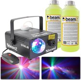 Rookmachine - Beamz S700-JB met Jelly Ball discolamp en 2L rookvloeistof