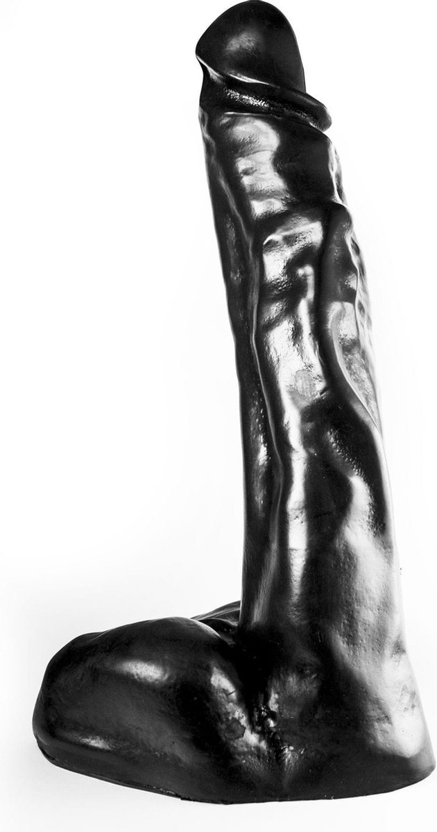 Dark Crystal XXL Dildo 46 x 9,5 cm - zwart