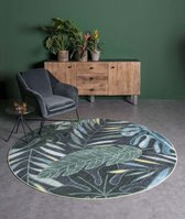 Rond vloerkleed - Urban Jungle - groen 200 cm rond