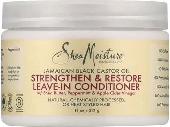 Shea Moisture Jamaican Black Castor Oil Strengthen & Restore Leave-in Conditioner 312 gr