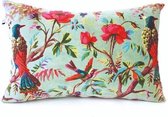 Sierkussen - Kussen. Paradise Light Green - Multicolor - 60 Cm X 40 Cm