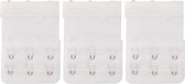 Trendfield Bh Verlengstuk 3 Haakjes Elastisch - 3pack - Wit