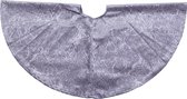 Boomkleed barok fluweel lichtgrijs dia. 90cm