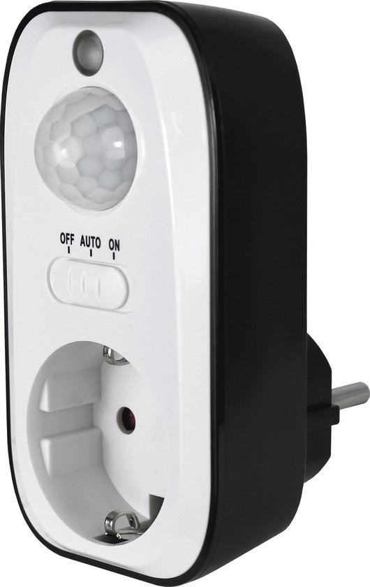 domein Rustiek invoer EcoSavers PIR Sensor Socket Switch| Infrarood (PIR) Sensor Bewegings  Contactschakelaar... | bol.com