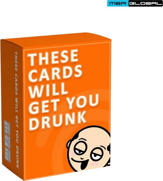 zwavel top Chromatisch These Cards Will Get You Drunk - Kaartspel - Drankspel - Spellen voor  Volwassenen -... | bol.com