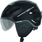 abus helm pedelec 2.0 ace m (52-57) met vizier, oorkappen. magnetische fidlock sluiting en regenhoes. ponytail-compatible. nta goedgekeurd voor speed pedelecs